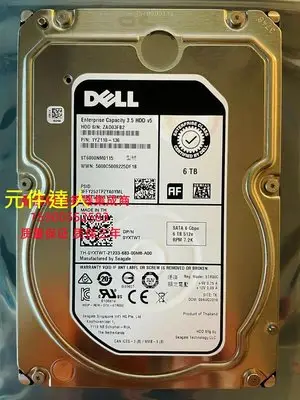 DELL 6T 7.2K 3.5 SATA 256M 0YXTWT ST6000NM0115 伺服器硬碟