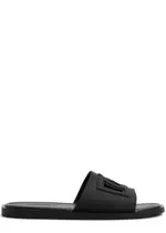 Dolce & Gabbana Logo Rubber Sliders - Black - 45 (IT45 / UK11) 45 (IT45 / UK11)