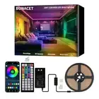 COB RGB LED Strip Lights Bright 20ft RGB COB LED Lights for Game Room Bedroom...