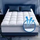 Memory Foam Mattress Topper Plush Pillowtop Pad Breathable Hybrid Cover New