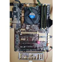 在飛比找蝦皮購物優惠-ASUS 華碩 Z87-A 1150腳位 主機板 附擋板 Z