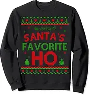 [keoStore] Santa's Favorite Ho Ugly Christmas Sweater Christmas in July Sweatshirt ds1220