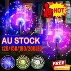 Fireworks LED Fairy String Lights Starburst Solar Xmas Garden Night Lamp JQ