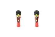2x The Wiggles Sing Along Microphone w 4 Songs Red Kids Musical Play Toy 3y+