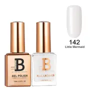 Billionaire Gel Polish UV LED & Nail Lacquer Duo 142 Little Mermaid 15ml