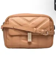 ted baker London Ayalily-Quilted Camera Bag, Camel