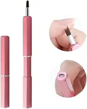 Exquisite Professional Lip Brush Applicators-Retractable Lipstick Brushes- Lipstick Gloss Makeup Brush Tool For Women and Girls (Pink)