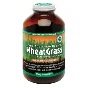 Green Nutritionals 100% Australian Organic Wheat Grass Pure Young Leaf Powder 200 gm