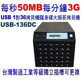宏積 安辰USB-136DC 1對36 USB隨身碟拷貝機 對拷機