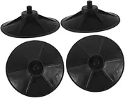 TOGEVAL 4pcs Suction Cup Base for Freestanding Boxing Equipment Stable Sandbag Holder for Home Fitness Training Lightweight Portable Design for