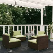 Garden Lounge Set 9 Piece with Cushions Furniture Multi Colours vidaXL