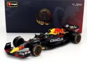 BURAGO 1/24 RED BULL F1 RB18 #11 SERGIO PEREZ 2022 SEASON w/ FIG & DISPLAY CASE