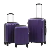 Suitcase Set 3 Pcs Travel Luggage Suitcase Bag Hardcase Trolley Set ABS vidaXL v