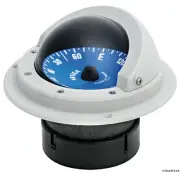 RIVIERA Vega Boat Marine Compass 2" 3/4 Grey/Blue Flush Mount