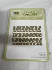 Stampin Up Sizzix Big Shot Embossing Folder "Arrows" RETIRED NEW Cool Design