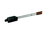 Wildtrak 39cm Single Jumbo Jaffle Iron Camping Cookware Sandwich Maker Black