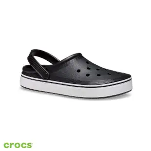 【Crocs】中性鞋 平板洞洞鞋克駱格(208371-001)