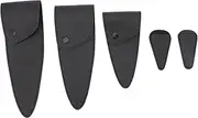 TEHAUX 5pcs Retro Design Scissors Covers for Hairdressing Scissor Tip Protectors Scissor Sheaths for Safe Storage