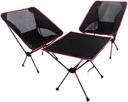 Portable Picnic Table，Outdoor Garden Table Chair Set Camping Picnic Folding Tables Chairs Portable Lightweight Beach Travel Set (Color : White-Space Element (1) 3, Size : 60 * 50 * 40cm)