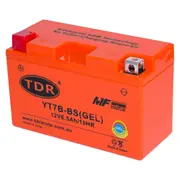 TDR YT7B-BS 12V 6.5Ah GEL Motorcycle Battery: Ideal for Motorcycle, Snow Mobile, ATV, Dirt/Pit Bike and Watercraft Applications, Re-Chargeable and more Maintenance-Free AGM technology replace CT7B-4