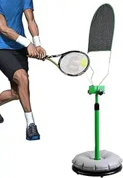 Portable Tennis Trainer, Tennis Rebounder Trainer, Tennis Practice Equipment, Solo Tennis Trainer, Tennis Practice Equipment, Beginner Tennis Trainer, Training Wool Tennis