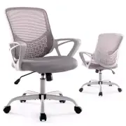 Office Chair Ergonomic Home Desk Chair Mid Back Mesh Chair Rolling Swivel Comput