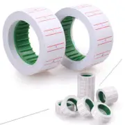 10x 31mm 10x Rolls White Price Label Paper Tag Tagging for MX-5500 Labeller Gun