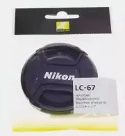 Original 67mm Front Lens Cap For Nikon AF-S Nikkor 16-85mm f/3.5-5.6G ED VR DX