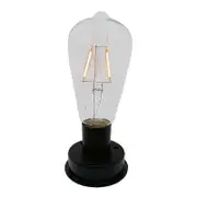 1Pc Solar LED Tungsten Filament Bulb Lamp 2800K Automatic Light Sensors Fence Night Lights for Garden Lamp(8.5cm) As shown