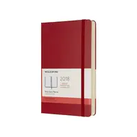 在飛比找樂天市場購物網優惠-【MOLESKINE】 2018年硬殼手帳日記-紅色