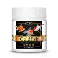 在飛比找momo購物網優惠-【OTTO奧圖】金魚飼料L-200g(兼具營養強化與揚色)