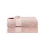 100% Turkish Cotton 2 Piece Bath Sheet in Blush