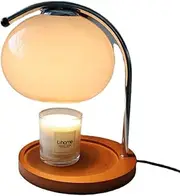 Retro Glass Candle Warmer Lamp Dimmable Aromatherapy Candle Lamp Bedside Table Lamp Study Office Home Decor Wax Warmer Lamp