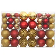 Christmas Tree Baubles Ball Decor Ornament Xmas Party Decorations Hanging 100pcs