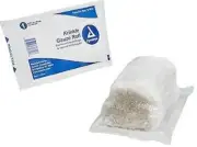 Dynarex Krinkle Gauze Roll Sterile Wound Bandage First Aid 4.5"x4.1 yd - 2 Rolls