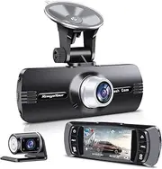 [Range Tour] Dash Cam Car Front Rear 2.7 Inch Screen Car Camera 1080P FHD Car Dash Camera Video Recorder Front Cam 170° Rear View 120° Wide Angle Night Vision G-Sensor Loop Recording Parking Monitoring