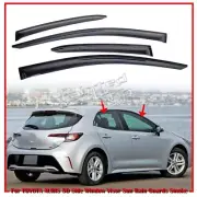 19up Fit For TOYOTA Corolla Auris E210 5DR 5D Side Door Sun Rain Visor Guards (for: Toyota)