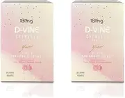Wellous Ibling D-Vine Anti Aging Pomegranate Extract Collagen Tripeptides for Skin,Hair,Nail 60 tablets/bottle (Pack of 2)