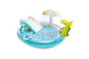 Intex 2.01m Gator Kids Water Slide Spray Play Centre Inflatable Swimming Pool