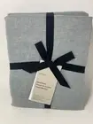 West Elm European Flax Linen King/Cal King Duvet Cover Chambray Melange NWT