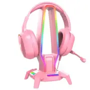 IMYB G6 RGB Headphone Stand with 3 USB 3.0 HD Audio Type-C Port Gaming Headse...