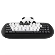 YUNZII C68 Panda Wireless Tri-Mode Hot-Swap Mechanical Black Keyboard - Panda Linear Switches [KBYZC68BKPD]