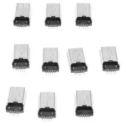 20 Pcs USB Type B Plug Male 180 Degree 5-Pin SMD Solder Jack Connector L2X6