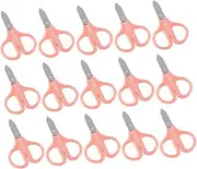 Operitacx 15pcs Kids Scissors School Safety Scissors Multi-function Small Diy Scissors Non-slip Handle Classroom