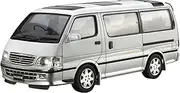 Aoshima Bunka Kyozai 1/24 The Model Car Series No. 133 Toyota KZH100G Hiace Super Custom G 1999 Plastic Model