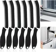 Hard Bristle Crevice Cleaning Brush - 6 Pcs Thin Gap Cleaning Tool for Kitchen, Bathroom, Toilet, Bathtub, Sink, Windows, and Grout | Small Cleaning Brush for Tight Spaces and Household Use