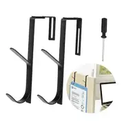 Adjustable Double Coat Hooks,Thick Cubicle Wall Coat Hook,Metal Over The 2pcs
