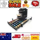 Coffee Pod Storage Drawer for Nespresso, Black Kitchen Organizer, Holds 60 Pods