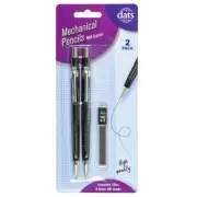 Pencil Mechanical HB 2pk w 12 x 0.5mm Refills - Mechanical pencil Leads