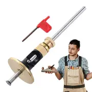 Wood Scriber Tool 2 In 1 Wheel Marking Gauge with Scale Drawing Marking Gauge